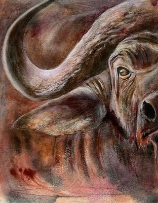Original Acrylic and Oil on 300gsm paper by Philippa Gillett from WA - Wheatbelt | The East Coast Arts Trail®