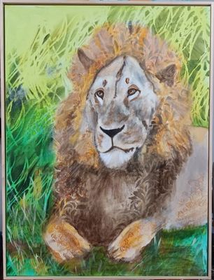 Painting artwork 'The Mane Event' by Tanya Burkitt | The East Coast Arts Trail®