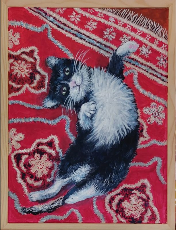 Original Acrylic paint on board. Wood frame. by Fiona Thorning from QLD - Brisbane | The East Coast Arts Trail®