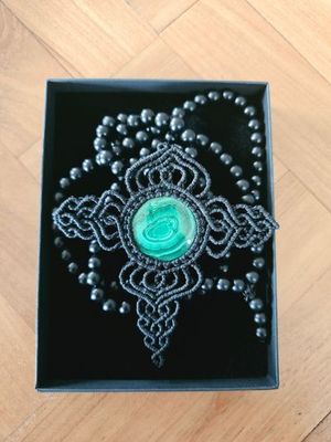 Wearable Art artwork '"Goldwing" Cross pendant' by Buttonbow | The East Coast Arts Trail®