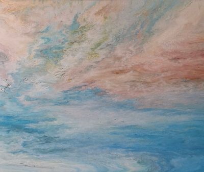 Painting artwork 'Softly The Day Opens' by Robyn Mannes | The East Coast Arts Trail®