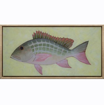 Painting - Acrylic artwork 'Mutton Snapper On Sunlight' by Nadia Dong Creative | The East Coast Arts Trail®