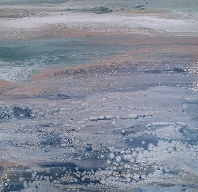 Painting artwork 'Veil Of The Sea' by Robyn Mannes | The East Coast Arts Trail®