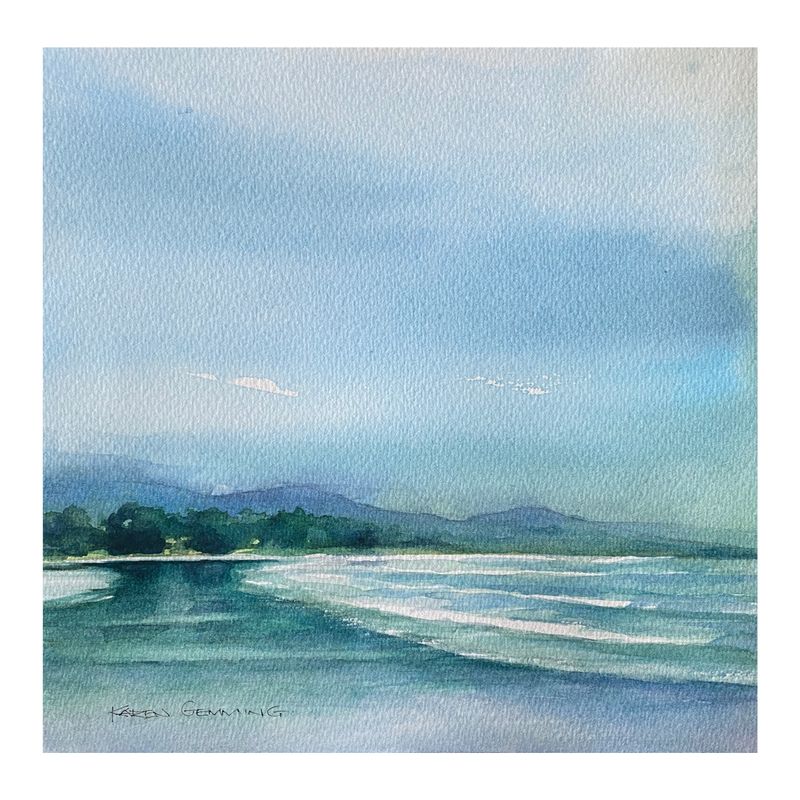 Original Watercolour  by Karen Gemming from QLD - Sunshine Coast | The East Coast Arts Trail®