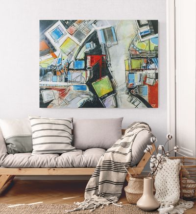 Painting artwork 'Days & Ways' by Steve Tyack | The East Coast Arts Trail™