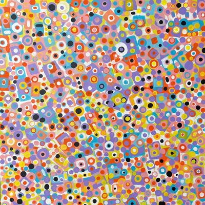 'A Walk Around My Garden' - Painting - Modern by Carol Seeley Art | Featured on The East Coast Arts Trail®