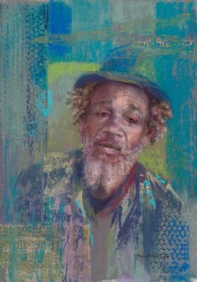 'Homeless' - Painting - Portrait by TriciaReust | Featured on The East Coast Arts Trail®
