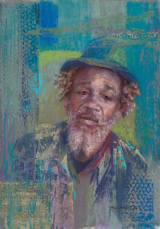 'Homeless' - Painting - Portrait by TriciaReust | Featured on The East Coast Arts Trail®